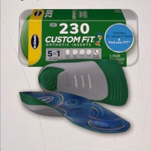 Dr. Scholl's Custom Fit Orthotic Inserts 230 - Green and Blue